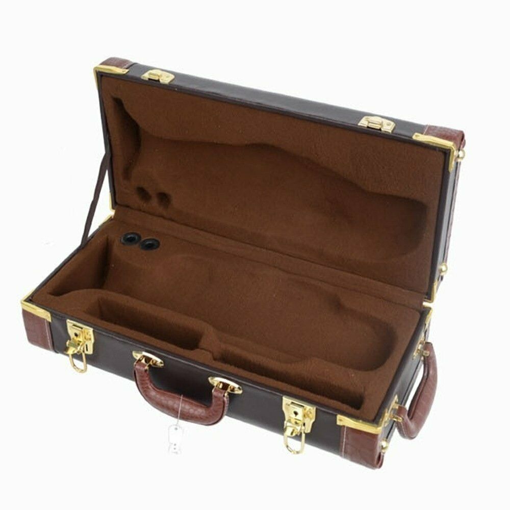 Hard LEATHER CASE For Bb TRUMPET Instrument Bags & Cases Logo can be customized Handheld Water-resistance