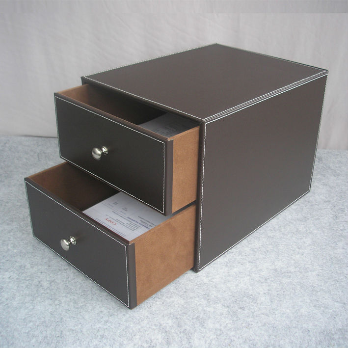 The filing cabinet is customizable