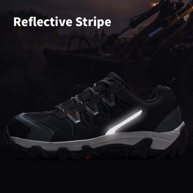 new Lernmern men's safety steel work shoes for men safety work boot anti-smash anti-puncture anti-slip steel cap safety work shoes men