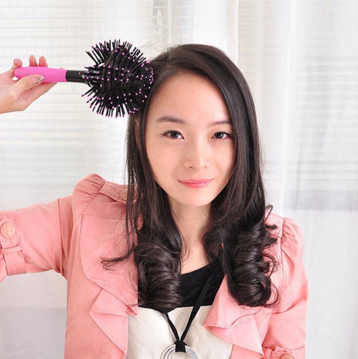 3D Ball Hair Style Massage Comb Fashion Makeup Tools Hair curling comb