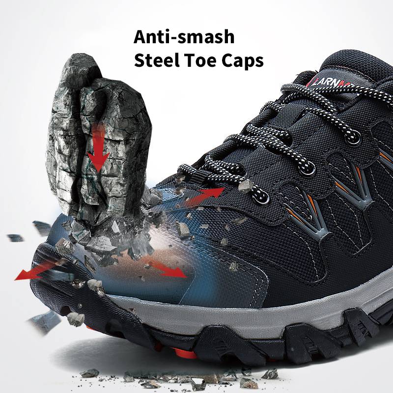 new Lernmern men's safety steel work shoes for men safety work boot anti-smash anti-puncture anti-slip steel cap safety work shoes men