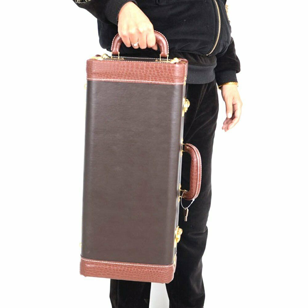 Hard LEATHER CASE For Bb TRUMPET Instrument Bags & Cases Logo can be customized Handheld Water-resistance