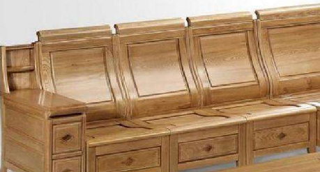 Customizable wooden sofa