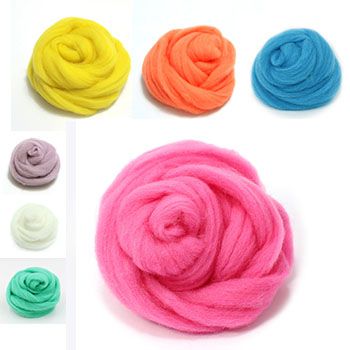 wholesale wool roving for felting crafts