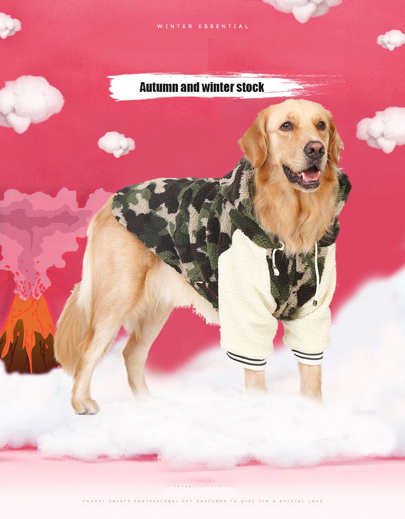 Big dog camouflage clothes