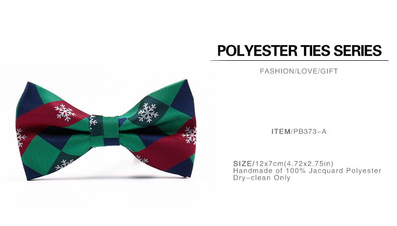 Free Shipping TIESET Christmas 2017 New Bow Tie Christmas Element Bow Tie Christmas Tree Candy Snowflake Gift For Man