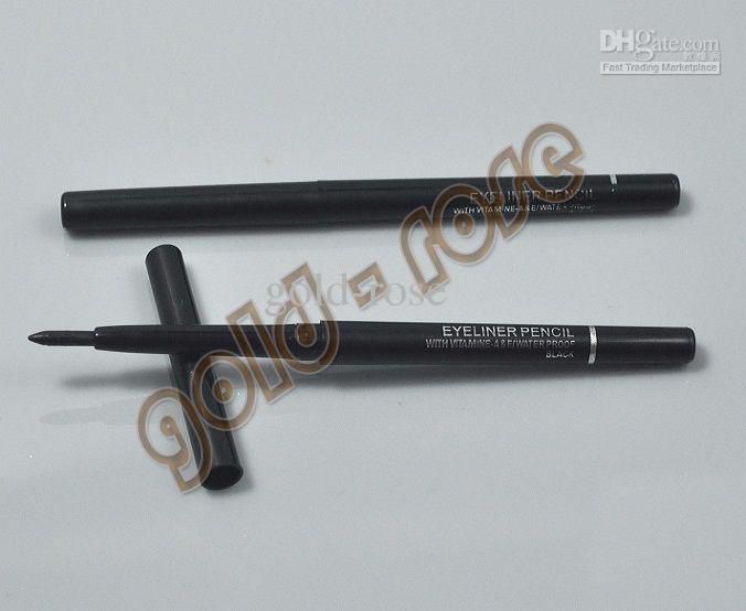 HOT Eyeliner Pencil With vitamine-A & Water Proof black +FREE GIFT