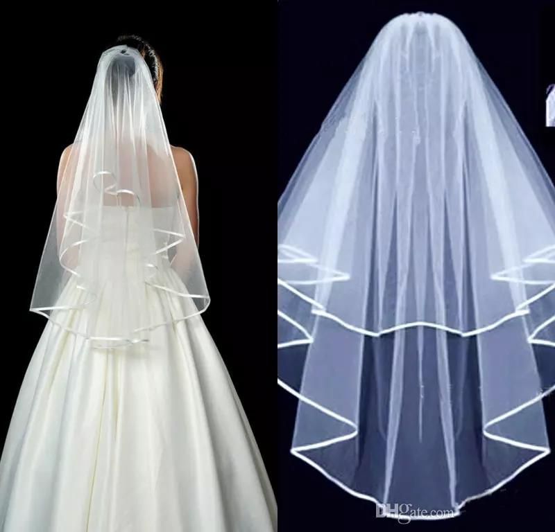 white wedding veils sale