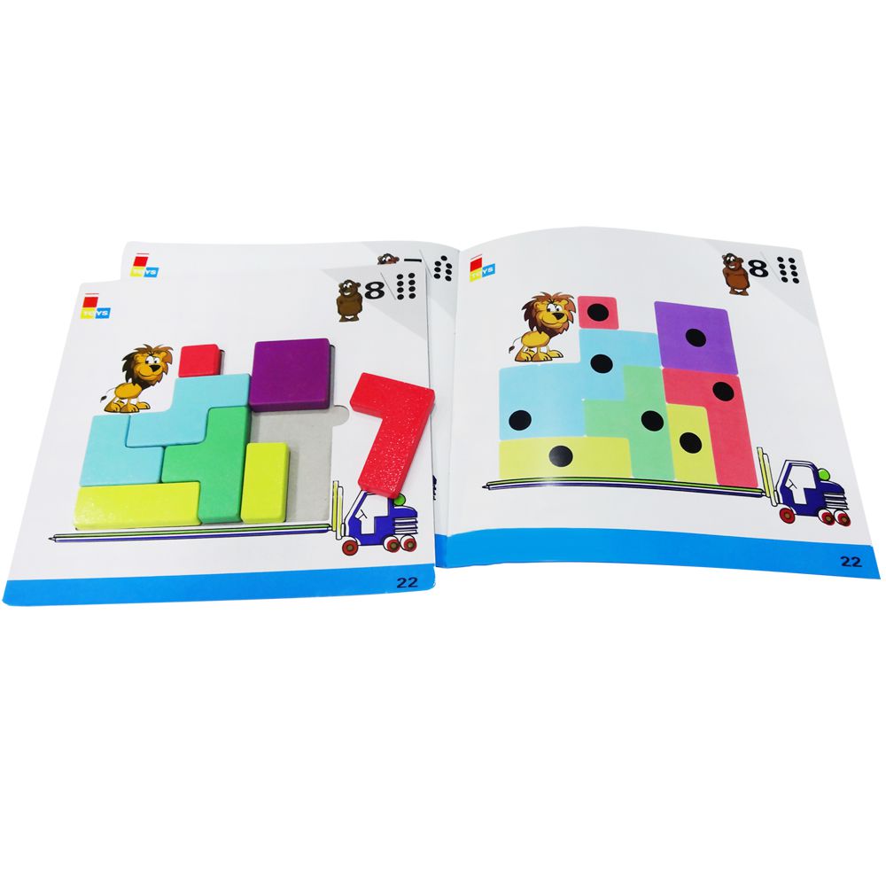 Block Puzzle Game Creative Intellectual Blocks Wooden Toys and Games for Kids Children Educational Games Birthdays Gifts for Kids Wholesale