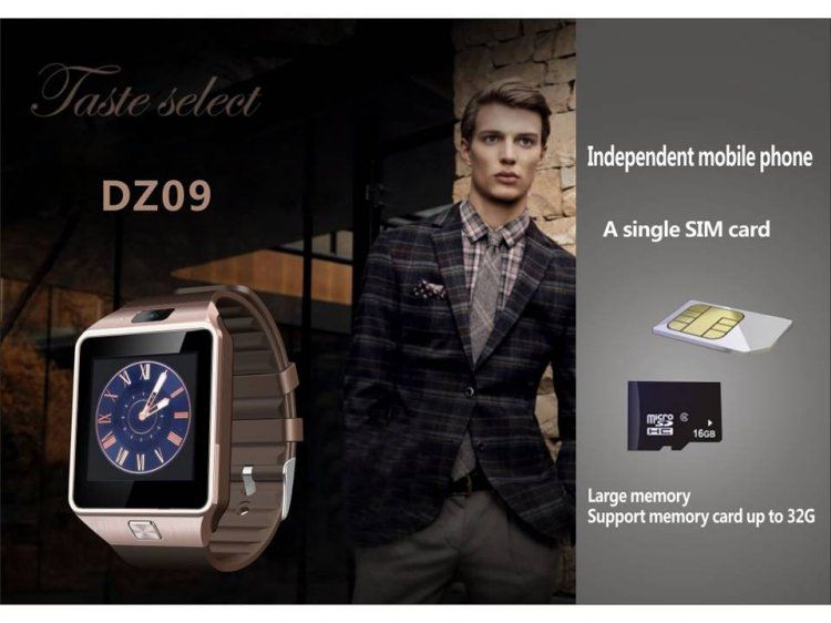 Smartwatch Latest DZ09 Bluetooth Smart Watch With SIM Card For Apple Samsung IOS Android