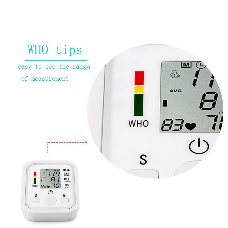 Arm Blood Pressure Pulse Monitor Health care Monitors Digital Upper Portable Blood Pressure Monitor meters sphygmomanometer