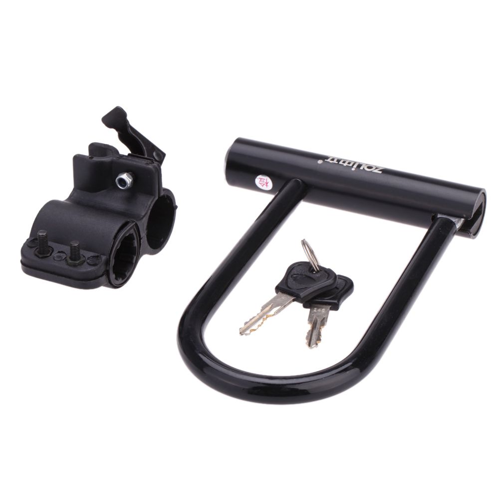 Heavy Duty Mountain Road Cycling Bike Bicycle Motorcycle Scooter MTB Guard Anti-theft Security U Lock with Bracket Key Y0001