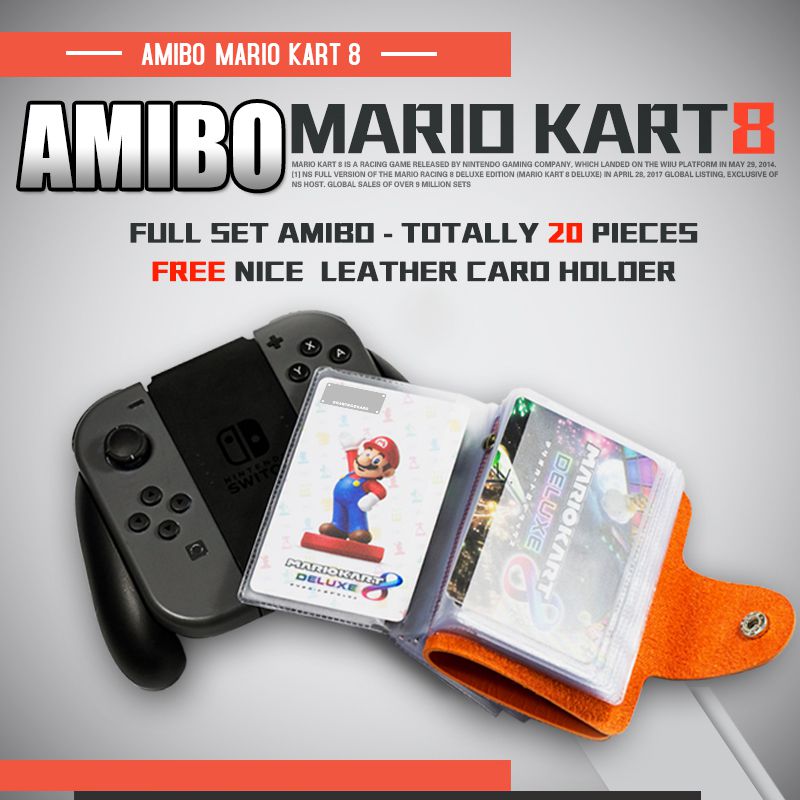Mario Kart 8 Deluxe Pvc Nfc Game Cards Unlock Mii Racing Suits Does Same As Amiibo 20 Pack1 Pack Video Games Electronics Accessories