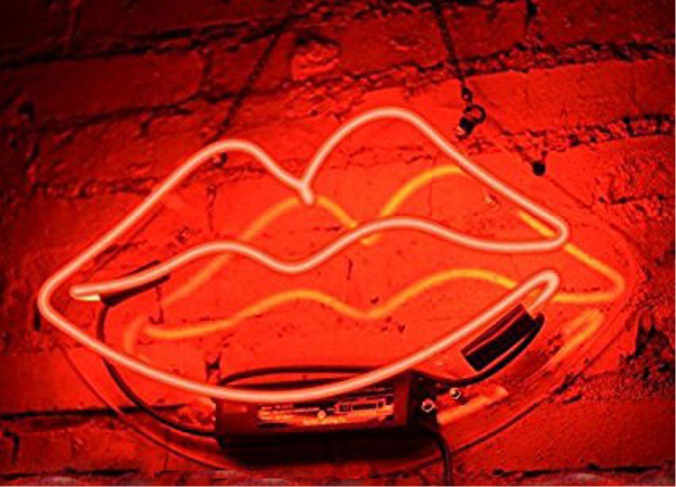 Lip Neon Light Sign Red Lip Neon Sign For Gift Dresser