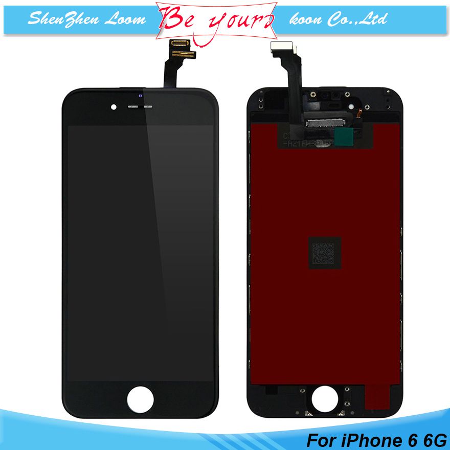 For iPhone 6 6G LCD Screen Display Touch Screen Digitizer Assembly Replacement Repair Parts No Dead Pixels No Color Aberration
