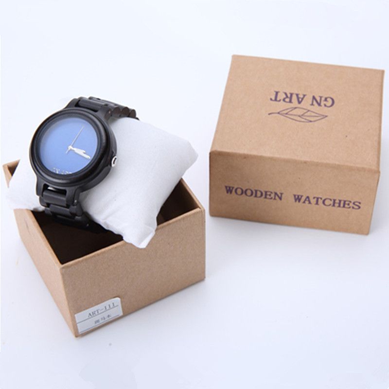 Wholesale Fashion New Sandalwood Wristwatch Wooden Watch Date Quartz Watches