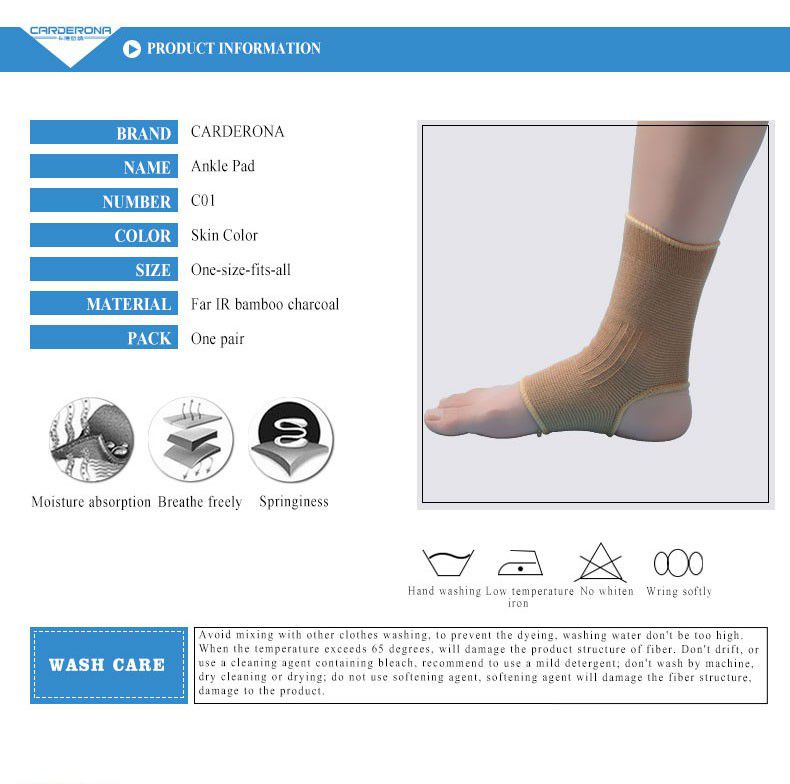 High Quality Durable Ankle Brace - Lightweight Ankle Pads - Excellent Ankle Support