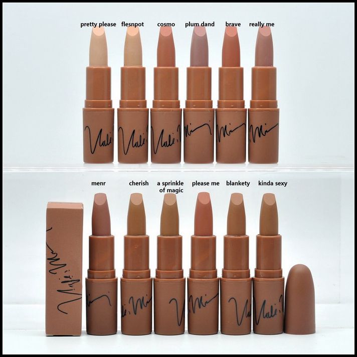 NEW Makeup Lipstick Nicki Minaj Matte Lipstick Limited Edition chromat long lasting 12colors DHL Free shipping+GIFT