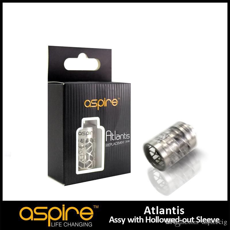Wholesale -Atlantis Replacement Part Atlantis replacement stainless tube hollowed out sleeve 2ml tube Atlantis hollowed out free shipping