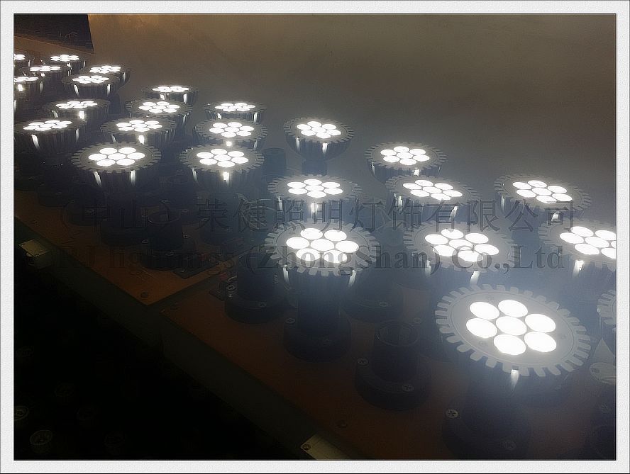 4*1W LED spotlight LED spot light 4W LED bulb E27 / GU10 / GU5.3(MR16) AC85-265V CE ROHS lathe profile aluminum