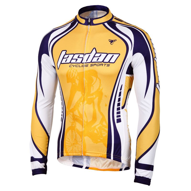 Tasdan Cycling Jersey Mens Cycling Suits Long Sleeve Jersey Sports Bike Riding Clothes Cycling Wear for Bikers