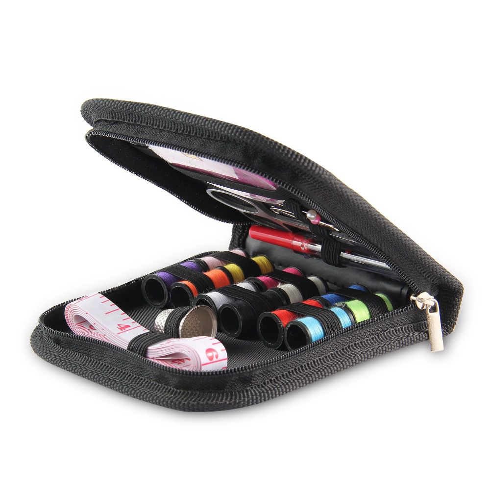 DIY Sewing Box Multi-function Travel Sewing Kit Needle Thread Threader Tape Scissor Storage Bag Sewing Set 25/90/94 pcs