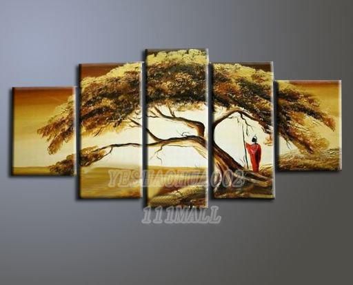 abstract modern art oil paintings on canvas landscape tree POP Modern home decoration art free shipping C236