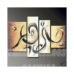 High quality oil paintings wholesale home decoration Modern abstract Oil Painting wall art B110 4pcs/ set free shipping