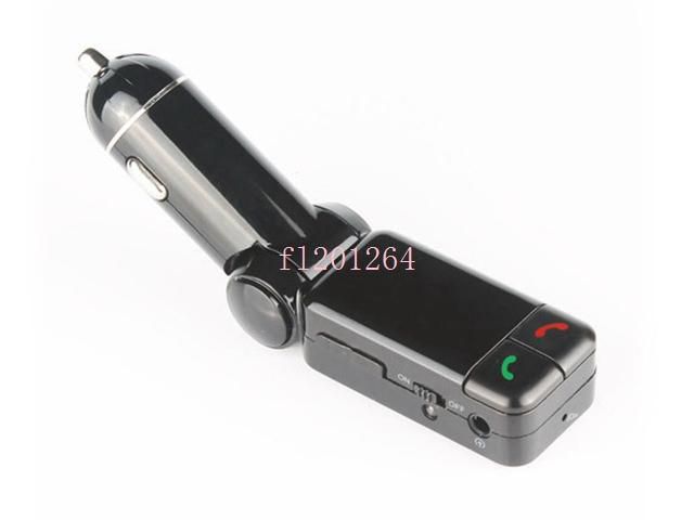 Free Shipping 2015 Newest Bluetooth Car Kit MP3 Player FM Transmitter Dual USB Charger Handsfree kit Universal Answer/Hang up,10pcs/lot