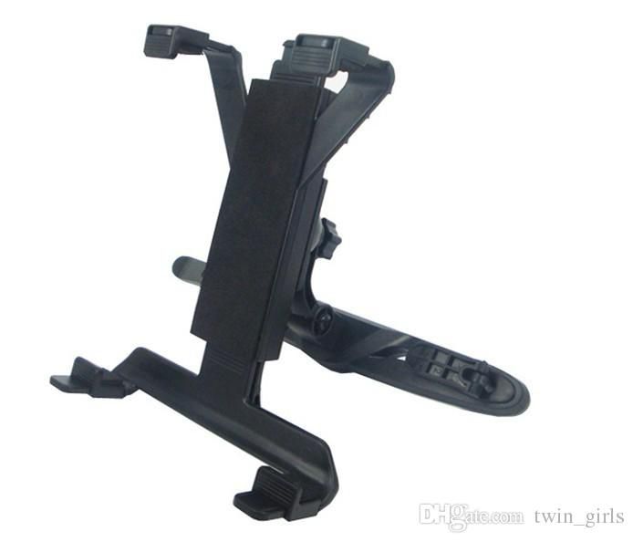 Blcak Adjustable Car seat holder Universal Holder Stand Mount Bracket Clip For ipad 8-14&quot; inch Tab