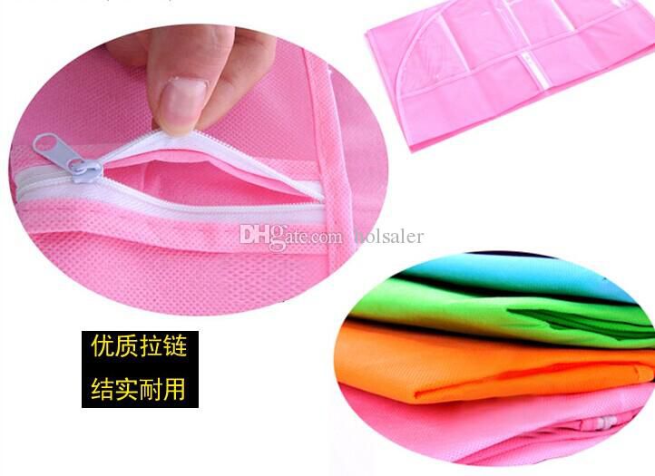 10 pcs Hot Sale New Arrival Best Price Clothes Suit Dress Garment Dustproof Cover Bag Storage Bags Thicken Bag Clips Housekeeping