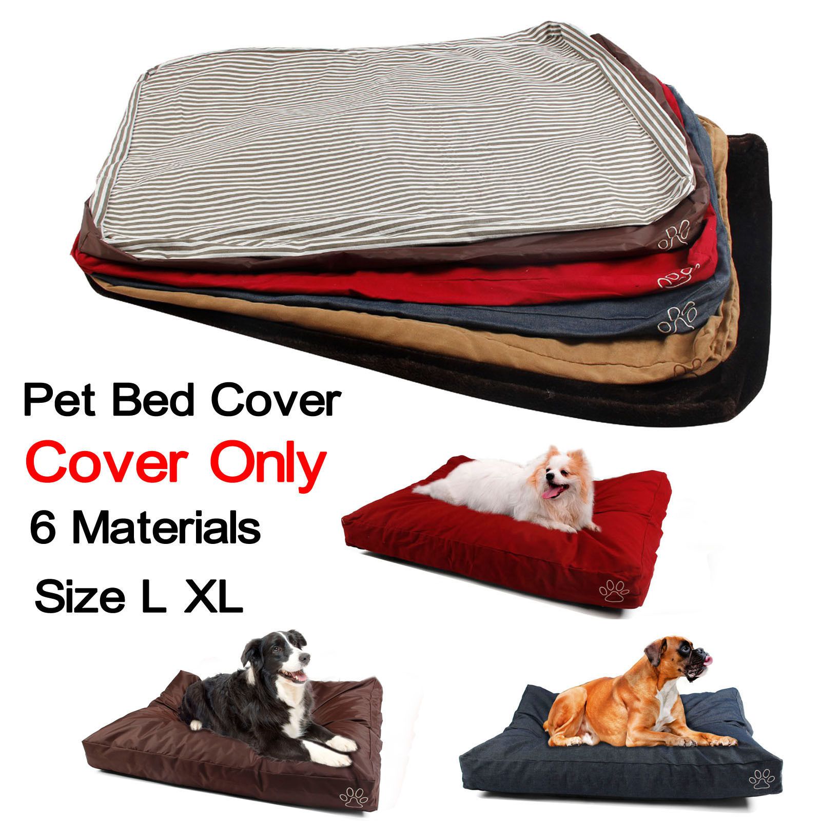 New Zipper Cover 4 Large Dog Pet Bed Mat Cushion Do It Yourself 6