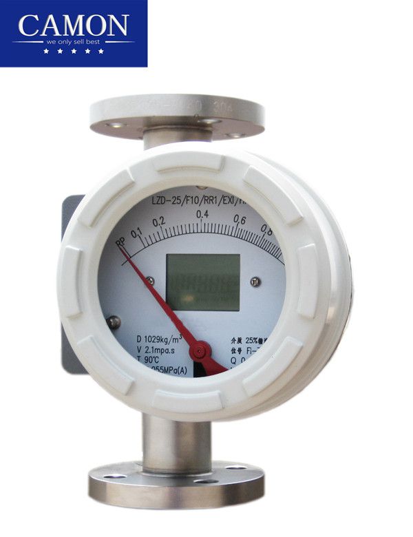 Metal tube Rotameter Rotary flowmeter with flange with LCD Screen