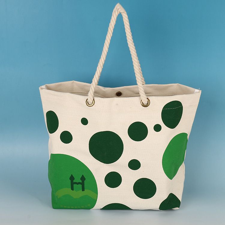 2018 Fashion wholesale Cheap custom printed Newst Fashion Beach Tote Bags Canvas Handbags with ...