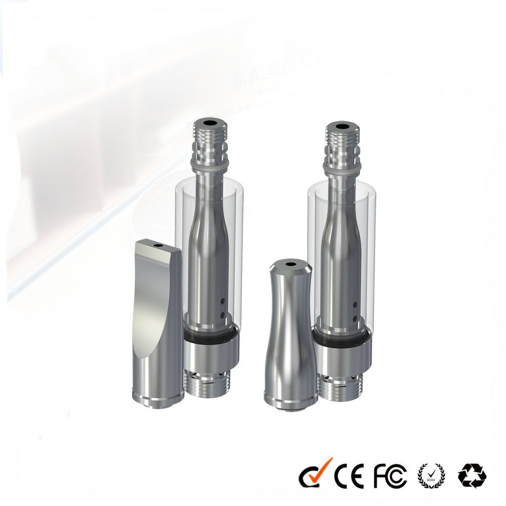 wholesale best Vaporizer Cartridge 510 Thread empty Glass Tank 0.5ml 1.0ml Atomizer GLA3 Vape ...