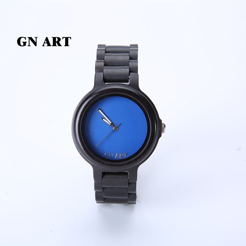 Wholesale Fashion New Sandalwood Wristwatch Wooden Watch Date Quartz Watches