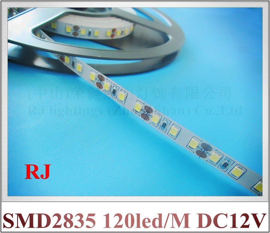 non-waterproof IP20 SMD 2835 LED strip light flexible strip DC12V SMD2835 120led/M 10M/roll 1200led CE ROHS 12W/M