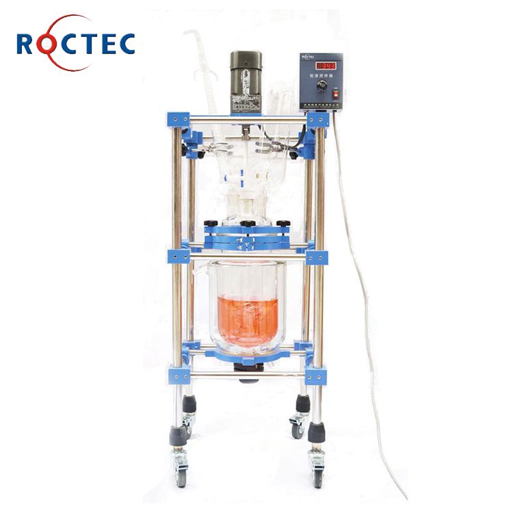 Chemical 5L double layer jacketed glass reactor with good price