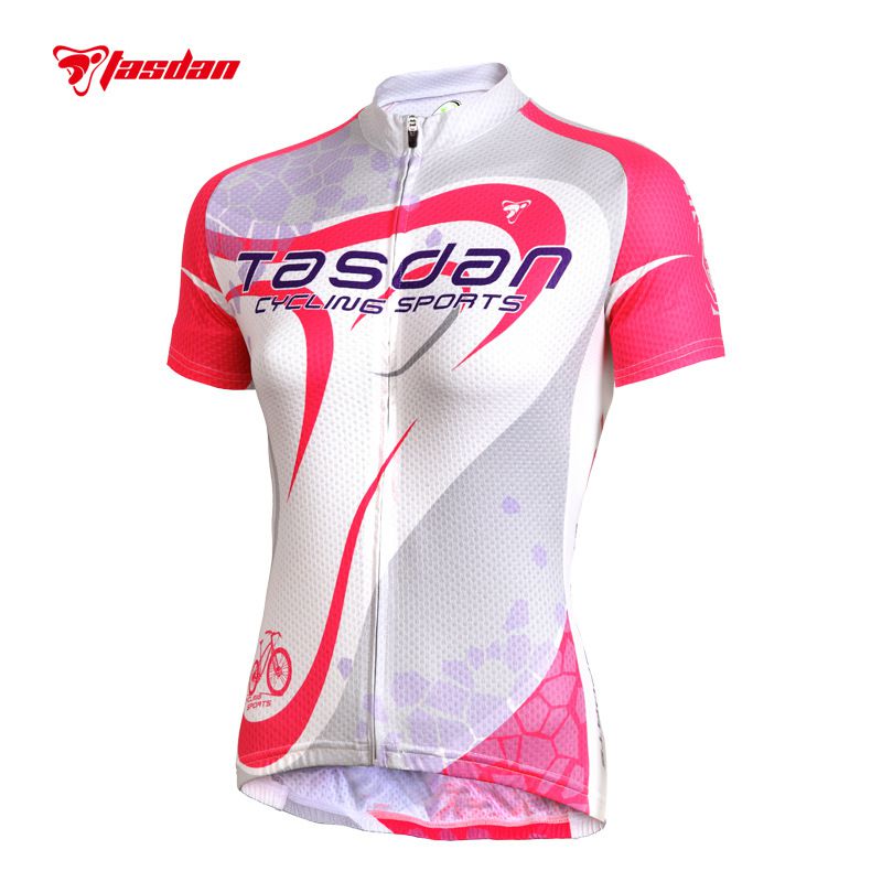 Tasdan China Supplier Cycling Jerseys Specialized Women Cycling Jerseys Fashion Outdoor Mountain Bike Jersey for Racing Biker