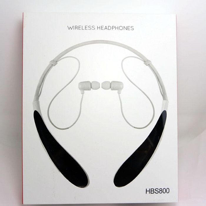 hBS-800 Sports Stereo Bluetooth Wireless HBS 800 Headset Earphone Headphones for LG Iphone 6 samsung + retail package 100pcs