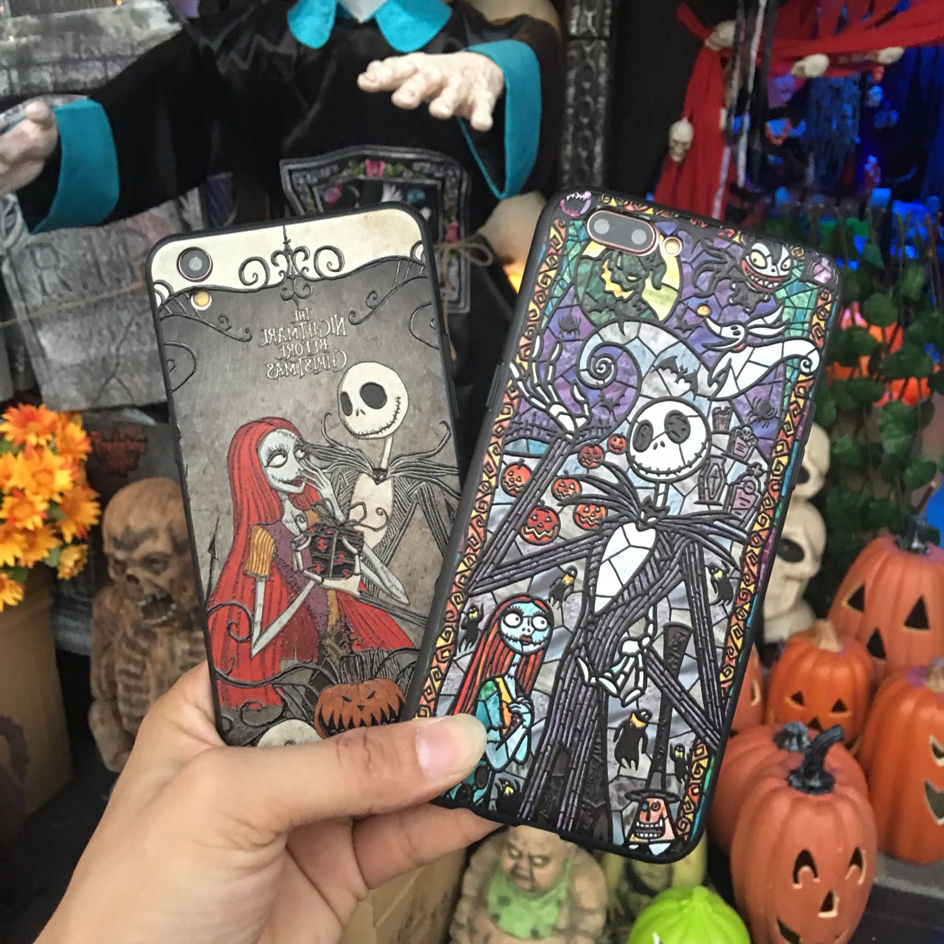New design Free Shipping TPU Phone Case for iphone 6 The Nightmare Before Christmas Printing