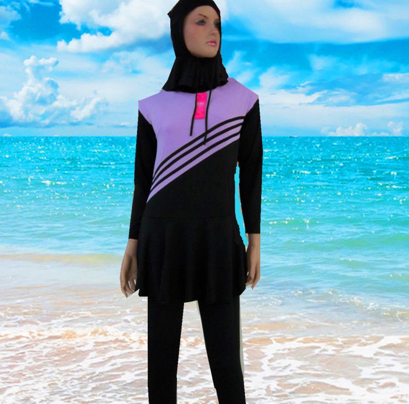 L-5XL Muslim Swimwear women Islamic Swimsuits For Muslima Covered Swimsuits Long Sleeve Beach Wear Plus Size burkini