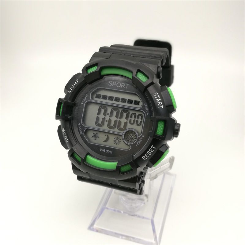 M615 # LED Watch Timing Stopwatch Alarm Clock Alarm Watch Men PU Strap Sports Watch Luxury Brand Factory Direct