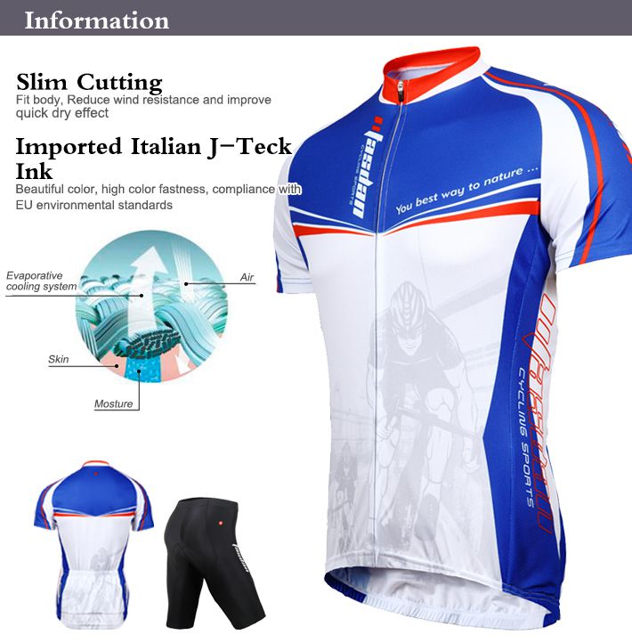 Tasdan Cycling Wear Mountain Bikes Clothes Cycling Clothing Cycling Jerseys Bicycle Men Cycling Jerseys Sets for Racing Bikers