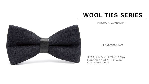 Free Shipping TIESET Wool Bow Tie for Groomsmen Wedding Suit for a party Formal Wear Business Men Cravat Fashion Vintage Men Bow Tie