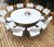 plastic folding dining table round for hotels restaurant home and outdoo