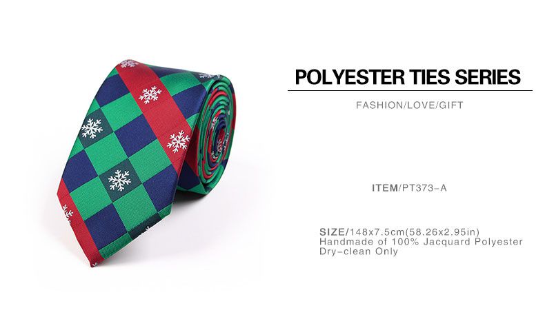 TIESET Free Shipping Christmas 2017 New Necktie Christmas Element Necktie High Quality Christmas Tree Candy Snowflake Gift For Man