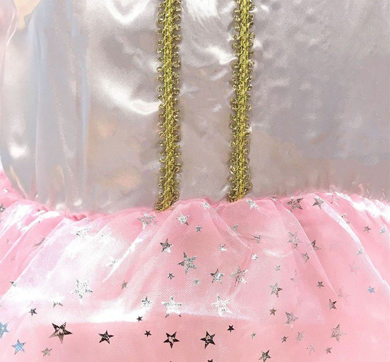 Carnival Girl Dance Pink Colour Summer Princess Dresses Children Show Full Skirt Baby Performance Halloween cosplay Costumes