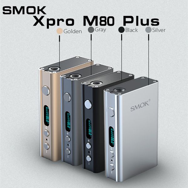 100% Original SMOK Xpro M80 Plus box mod smok M80 plus box mod vs kbox sigelei mini IPV 4 IPv mini 2 fit Arctic Atomizer subtank plus v2