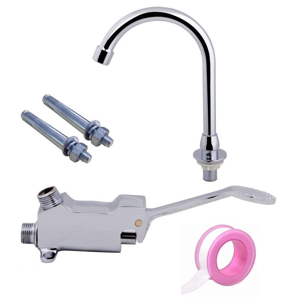 Baidaimodeng Full Copper Faucet Basin Pedal Hospital